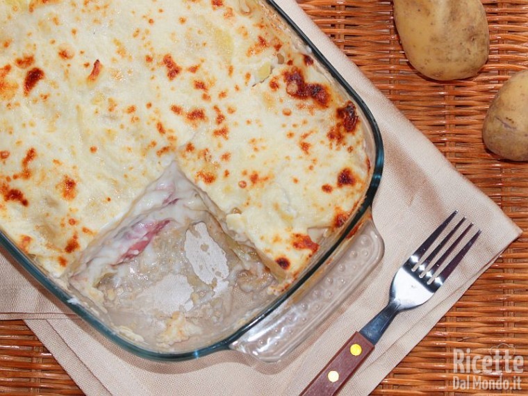 Parmigiana in bianco con le patate