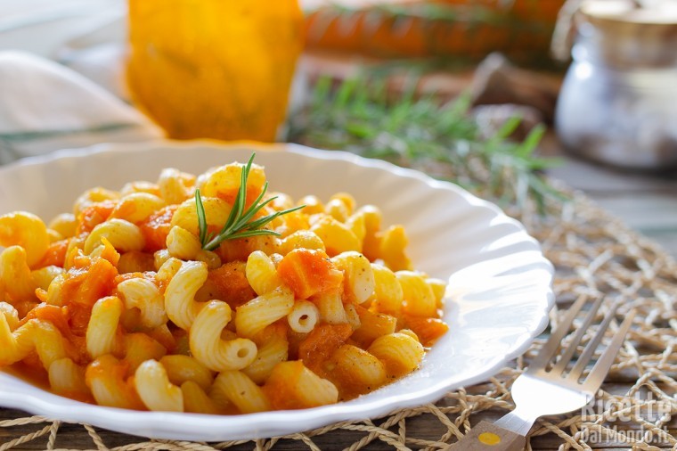 Pasta con la zucca
