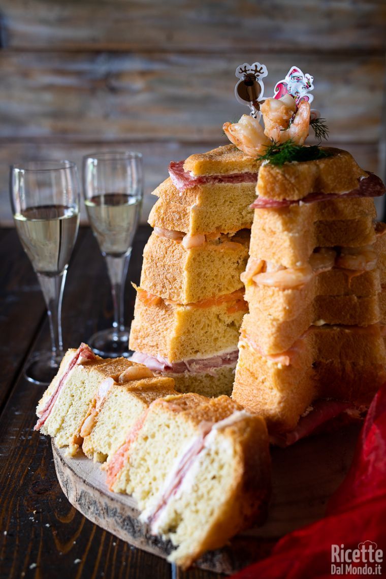 Come fare il pandoro gastronomico farcito