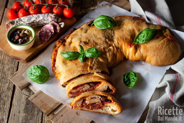 Pizza Stromboli, la pizza arrotolata