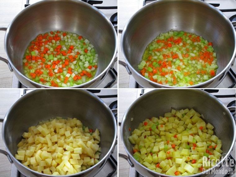 Cuocere insieme alle patate