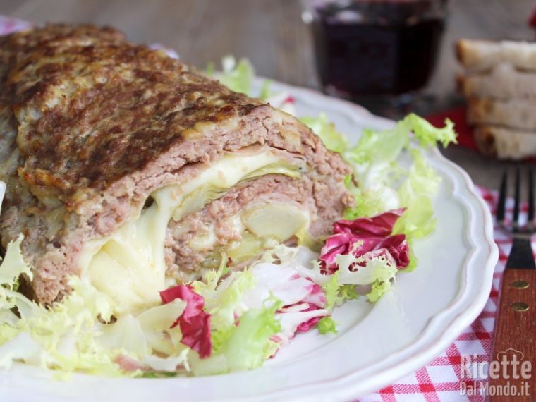 Ricetta polpettone ai carciofi