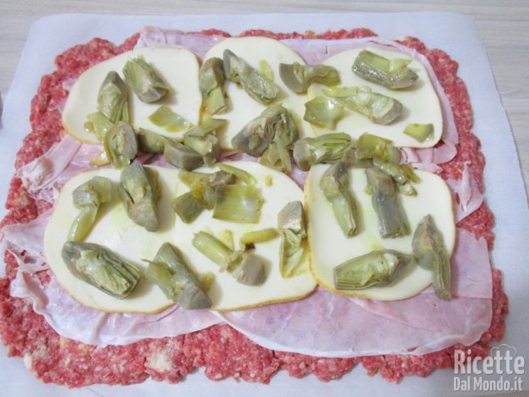 Polpettone ai carciofi 9