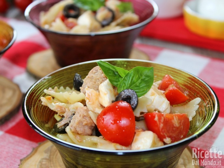 Ricetta pasta fredda mediterranea