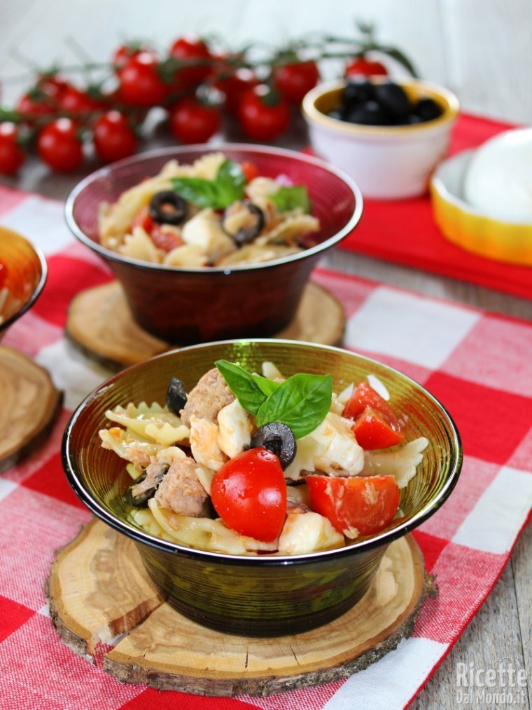 Come fare la pasta fredda mediterranea