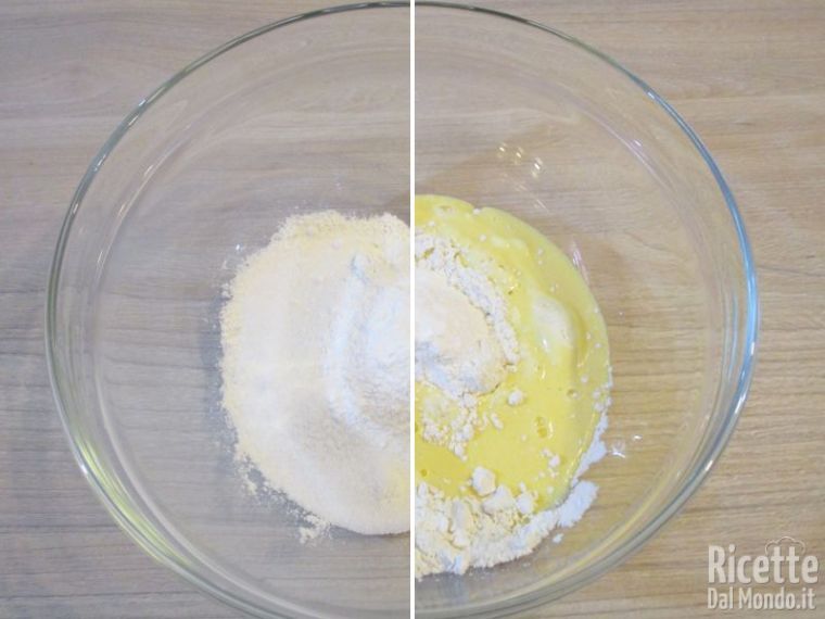 Unire gli ingredienti secchi