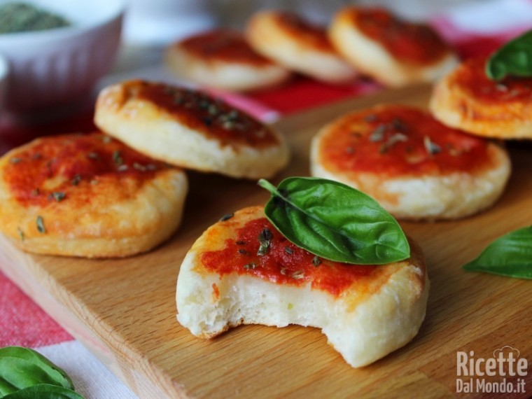 Ricetta pizzette allo yogurt