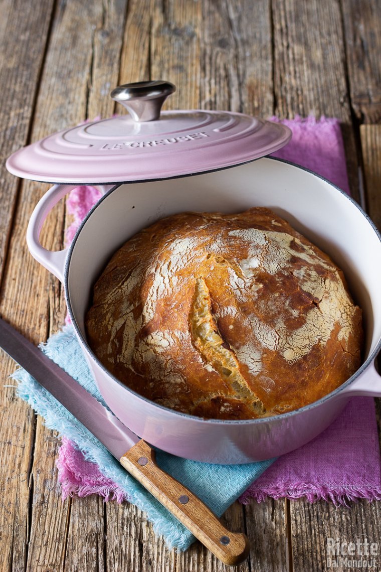 Ricetta pane in pentola, pane senza impasto o senza lavorazione