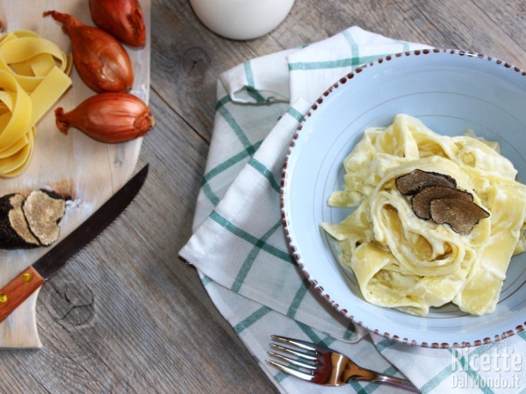 Pappardelle al tartufo cremose 4