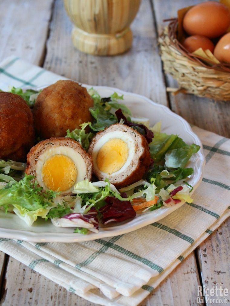 Polpette con uova sode - La ricetta di Gnam Gnam