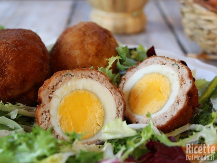 Ricetta polpette con uovo sodo a sorpresa