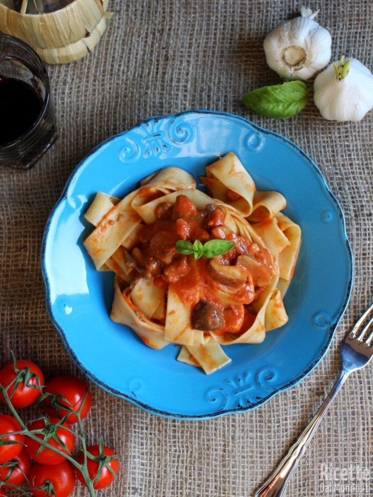 Come fare le pappardelle alla boscaiola