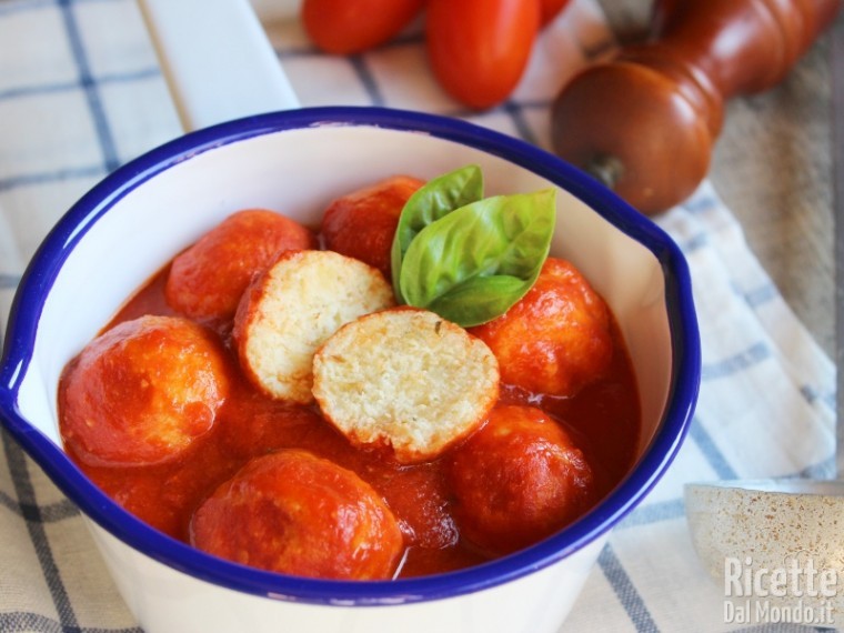 Ricetta polpette di ricotta al sugo