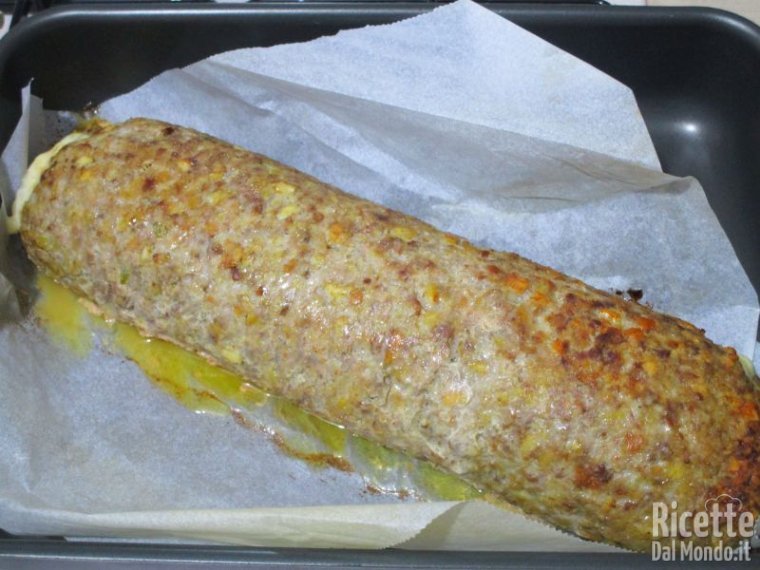 Polpettone con patate 7