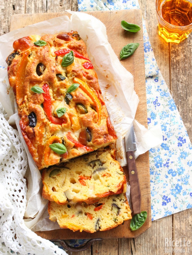 Ricetta plumcake salato alle verdure