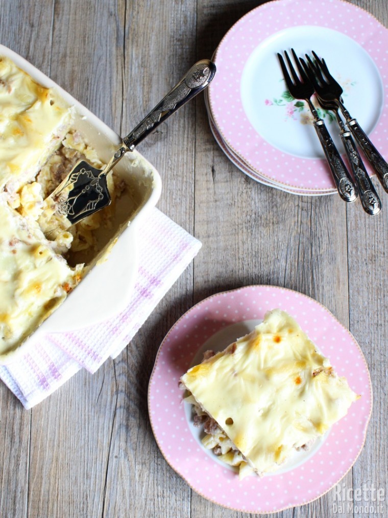 Come fare la pasta al forno in bianco