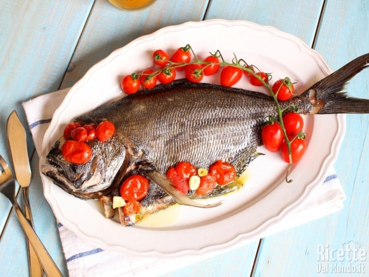 Ricetta pesce castagna al forno