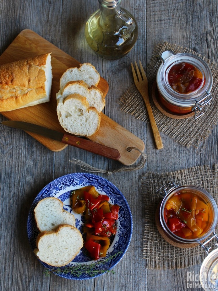Peperoni in agrodolce fatti in casa