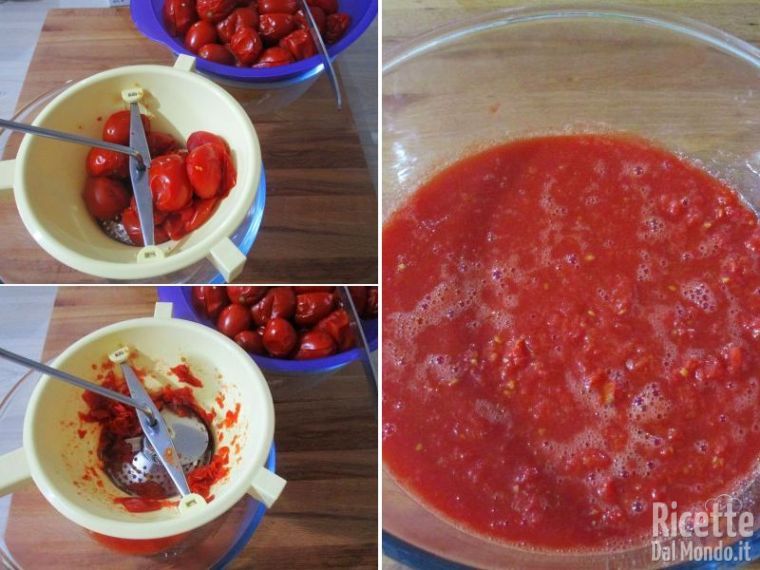 Passare i pomodori