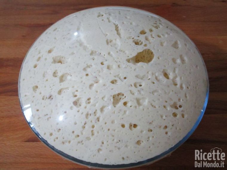 Lasciar riposare l'impasto