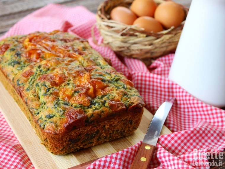 Plumcake agli spinaci 5