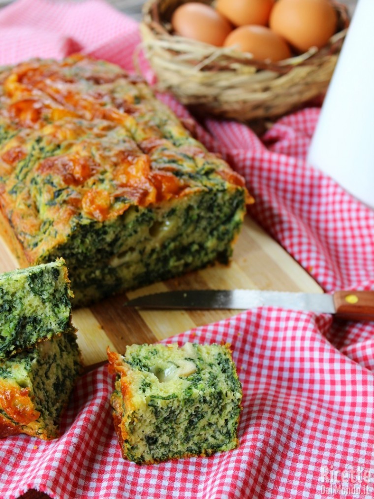 Come fare il plumcake agli spinaci