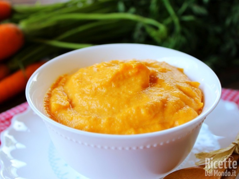 Purè di carote per bambini
