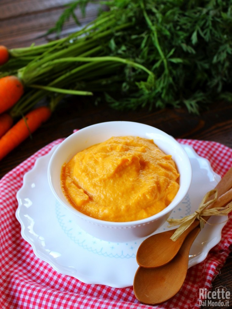 Come fare il Purè di carote