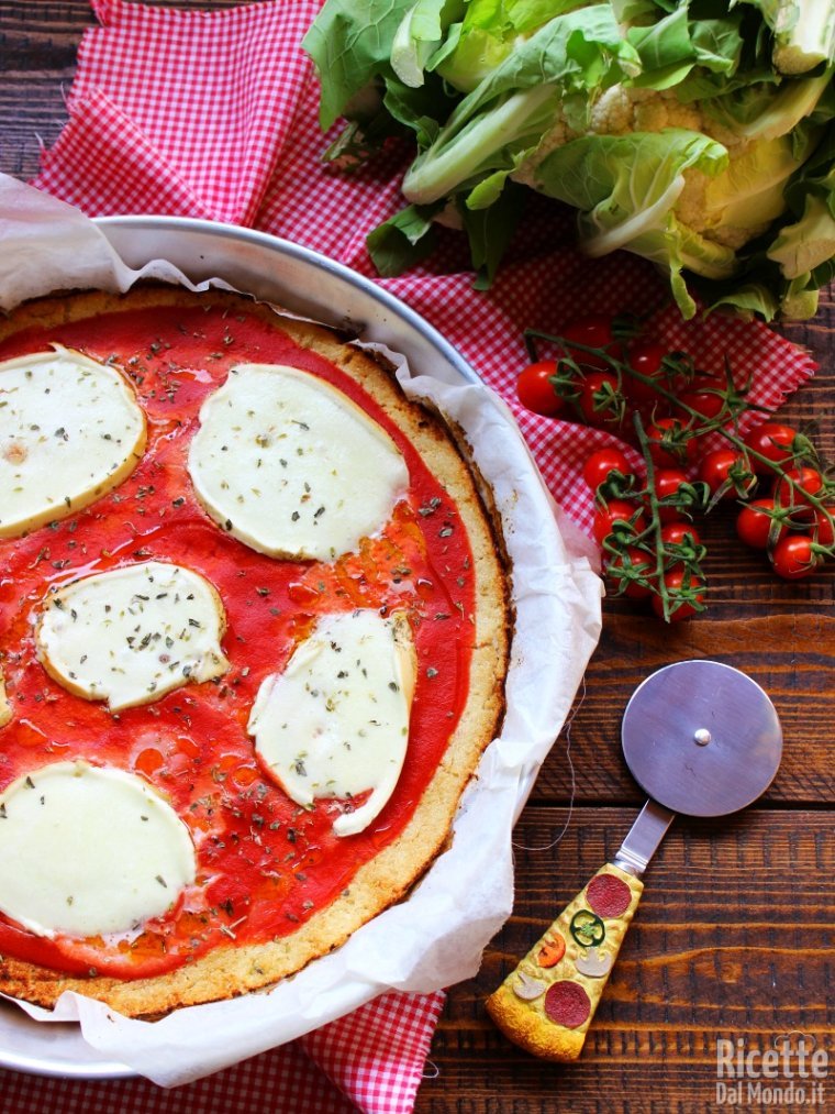 Ricetta pizza di cavolfiore