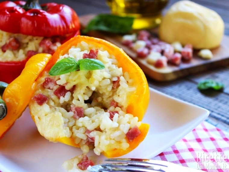 Come fare i peperoni ripieni di riso