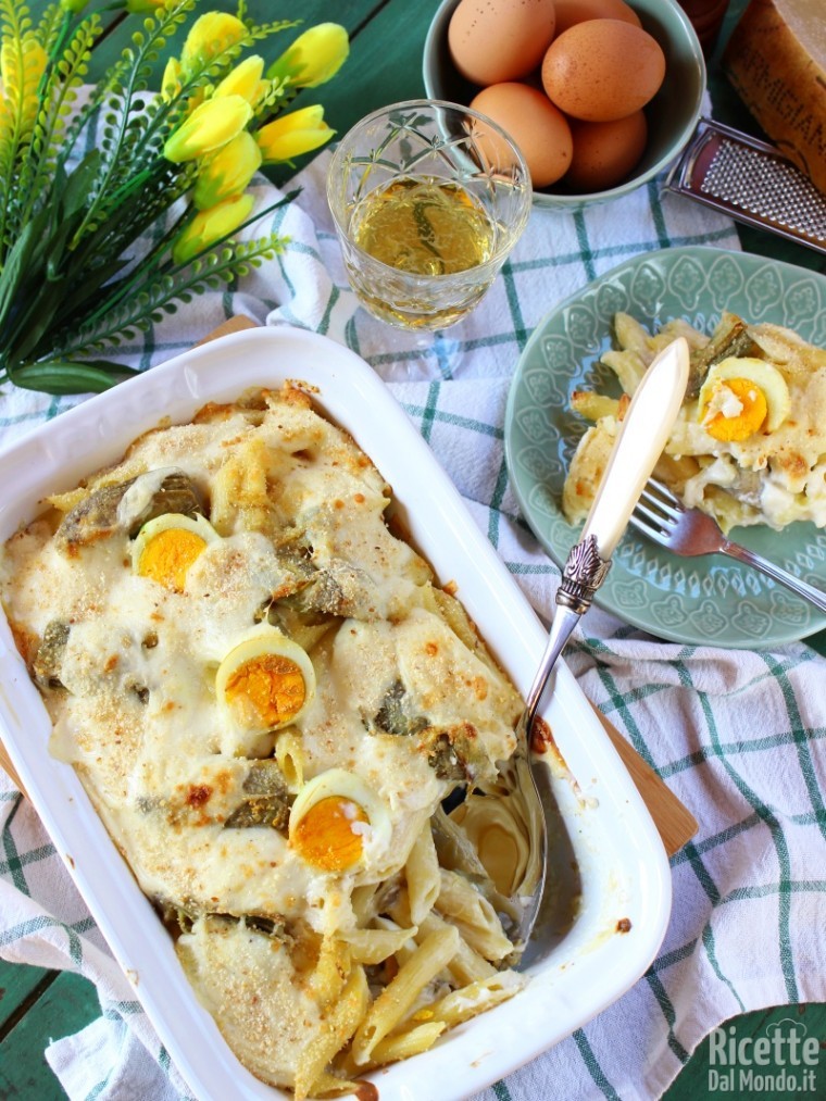 Come fare la pasta e carciofi al forno