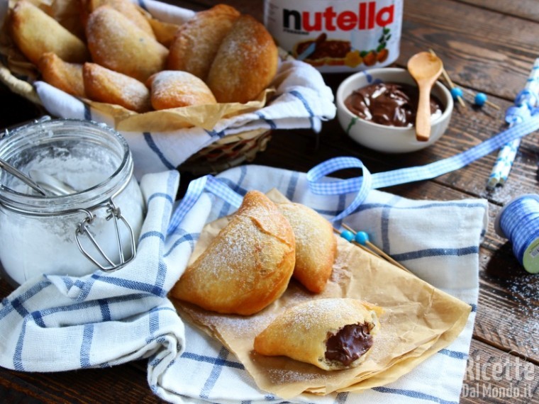 Ricetta Panzerotti alla Nutella