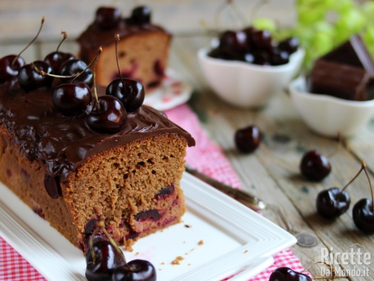 Come fare il plumcake di ciliegie e cioccolato