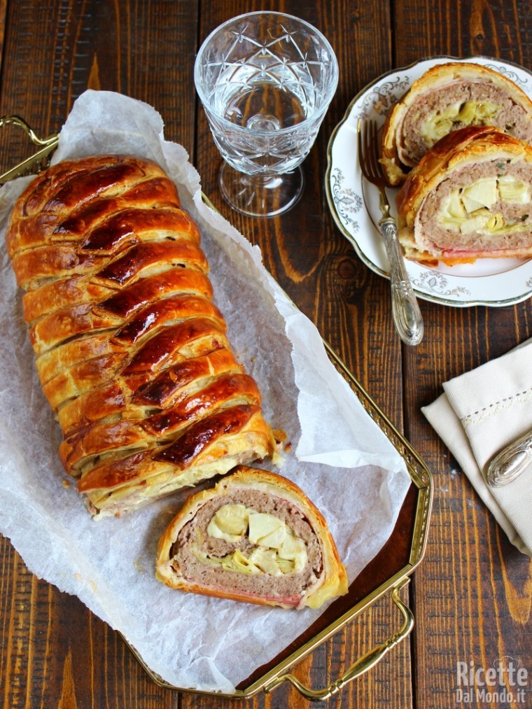 Ricetta polpettone in crosta farcito