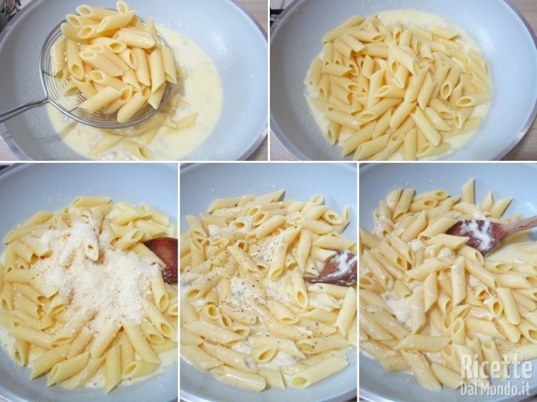 Penne ai 4 formaggi 5
