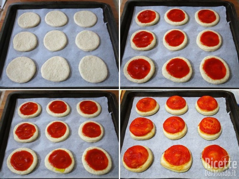 Pizzette margherita con il ragno 4