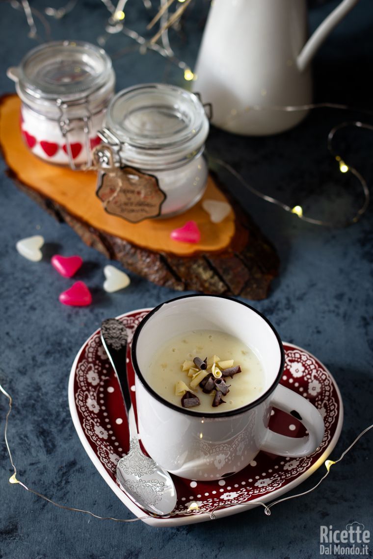 Come fare il preparato per cioccolata calda bianca