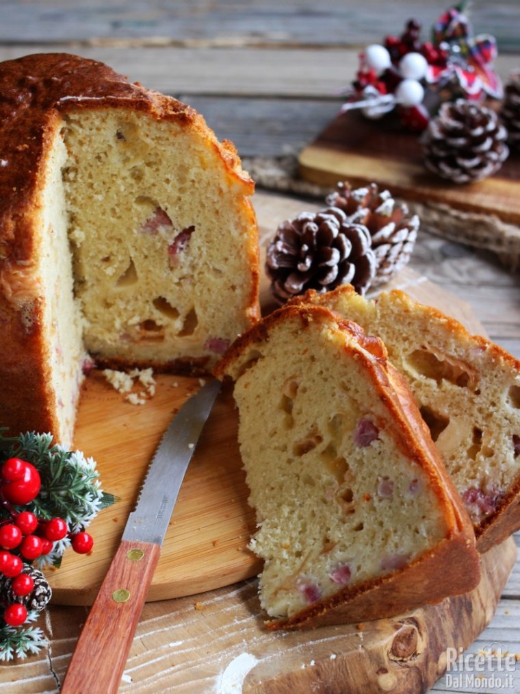 Ricetta panettone salato senza lievitazione