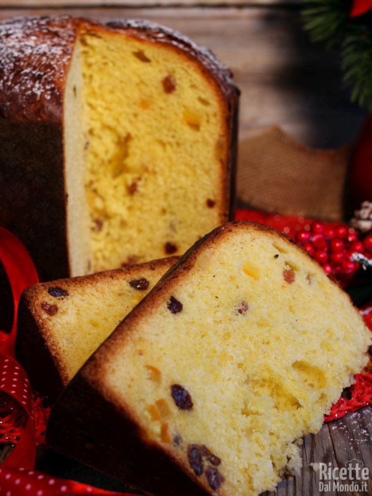 Semplice panettone fatto in casa