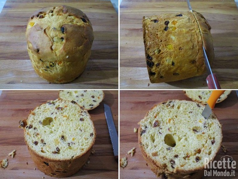 Panettone farcito con crema al mascarpone 5