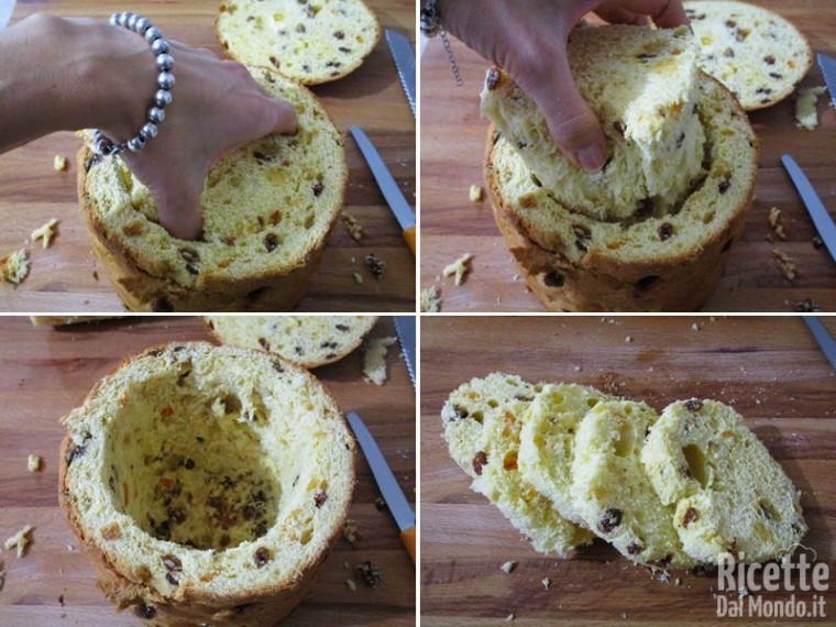 Panettone farcita con crema al mascarpone 7