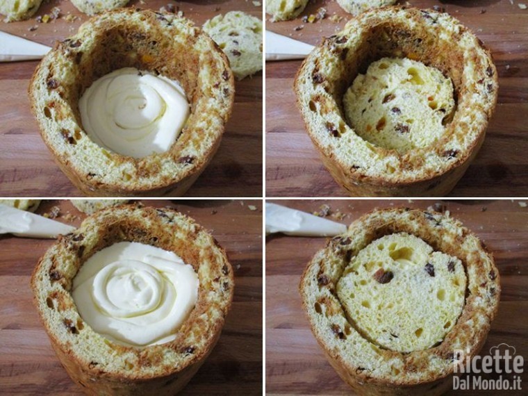 Panettone farcito con crema al mascarpone 9