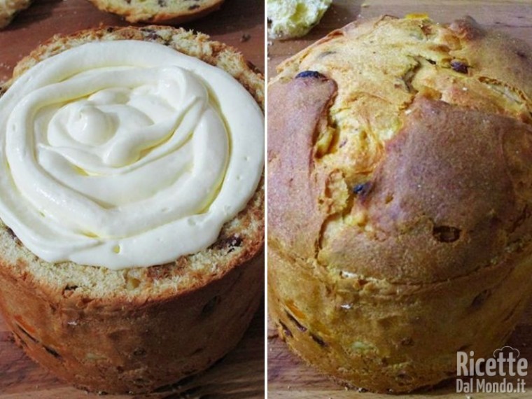 Panettone con crema al mascarpone 10