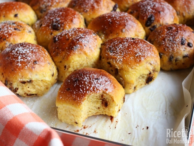 Ricetta panini dolci di zucca e cioccolato