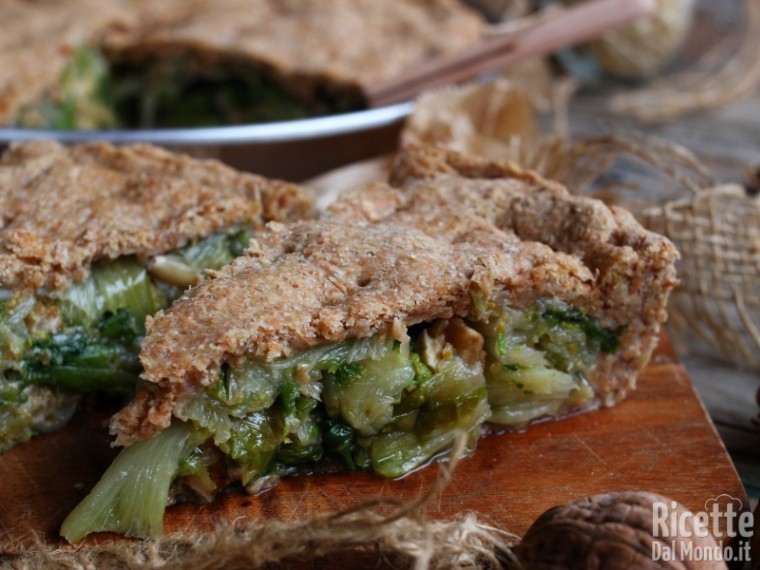 Pizza di scarola integrale napoletana