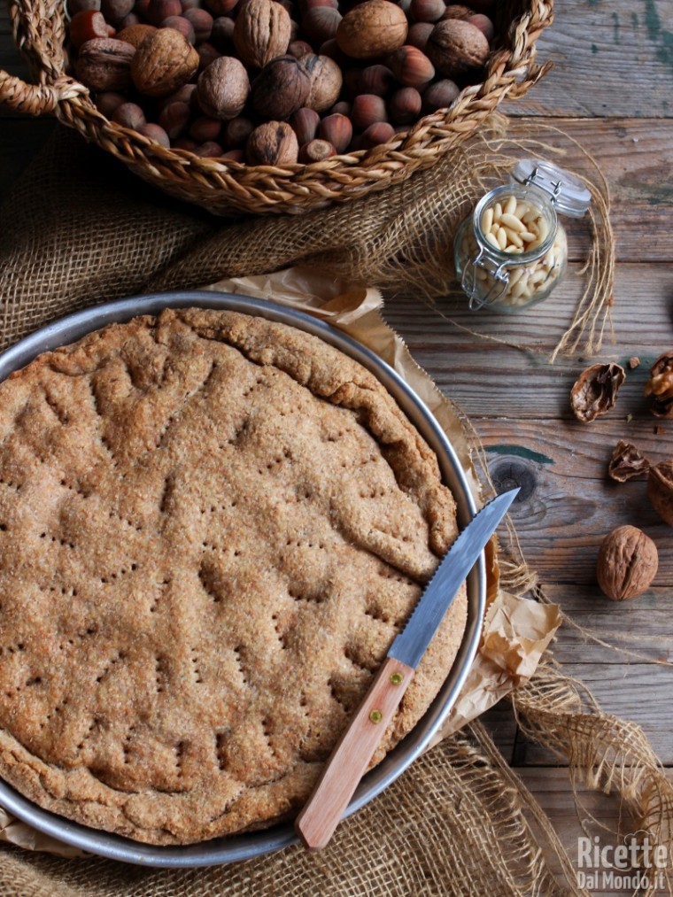 Pizza di scarola integrale tradizionale