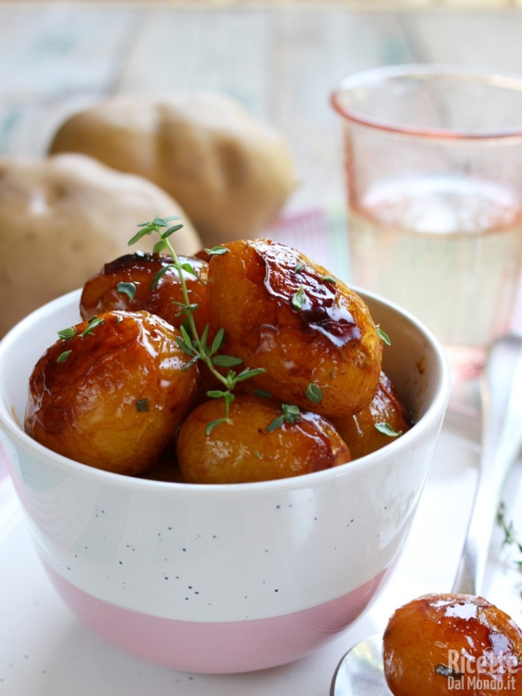 Come fare le patate novelle caramellate