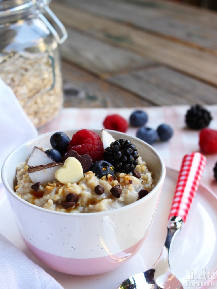 Ricetta inglese della zuppa di avena