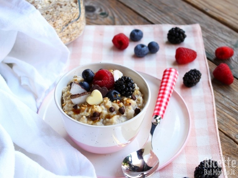 Porridge, ricetta per la pappa di avena |RicetteDalMondo