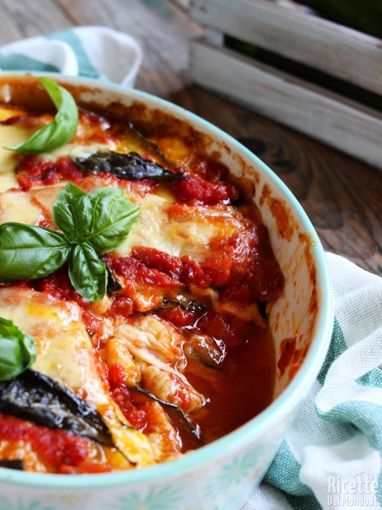 Parmigiana di zucchine vegetariana